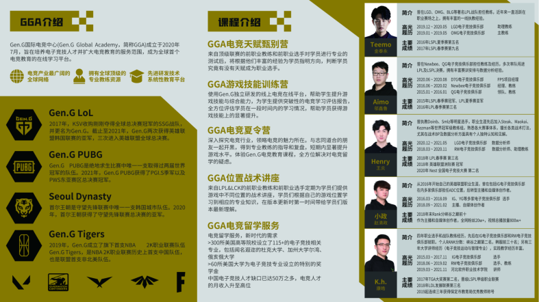 乾骅电竞与Gen.G俱乐部携手打造英雄联盟GGA训练营